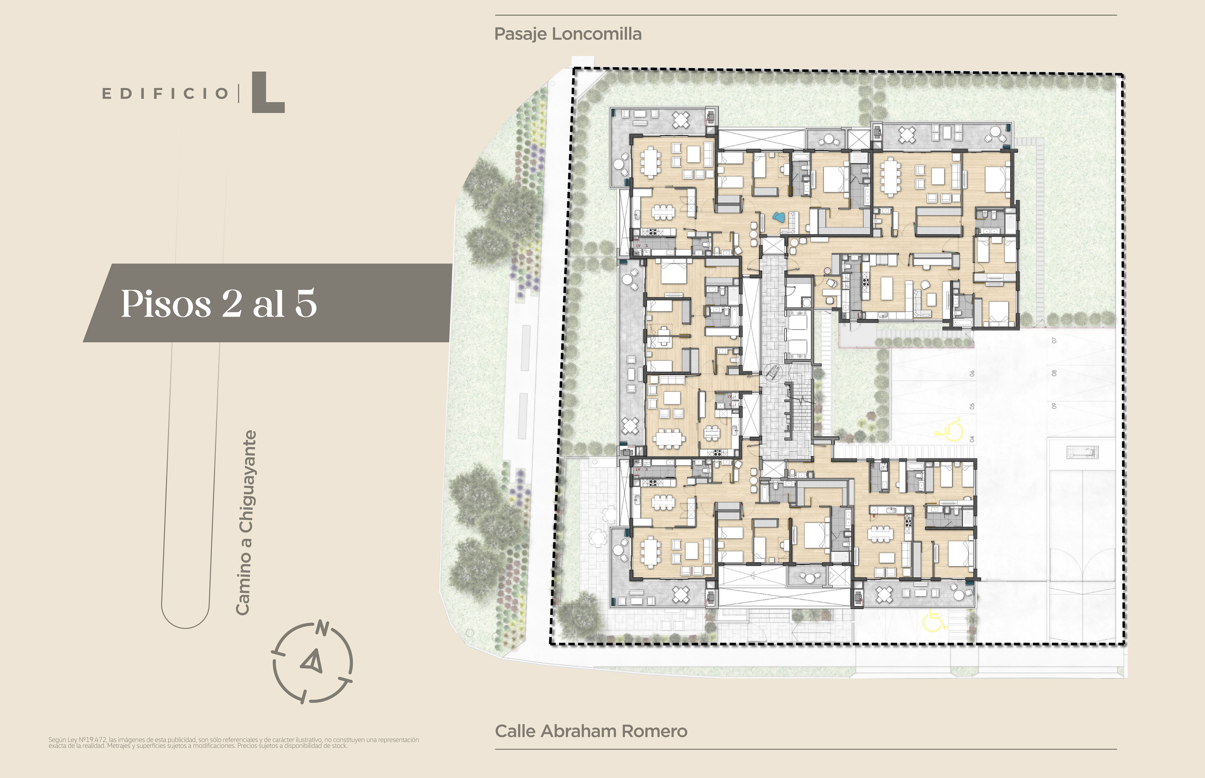Edificio L - Pisos 2 al 5